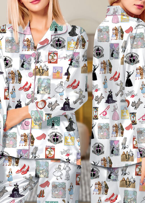 The Wizard Of Oz Satin Pajamas Set For Women