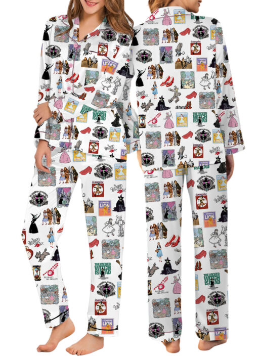 The Wizard Of Oz Satin Pajamas Set For Women