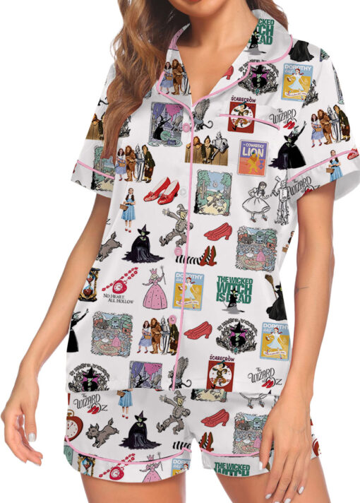The Wizard Of Oz Satin Pajamas Set For Women