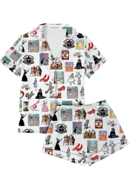 The Wizard Of Oz Satin Pajamas Set For Women