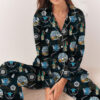Hunting Retro Movie Satin Pajamas Set For Women