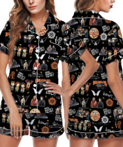 Supernatural Satin Pajamas Set For Women