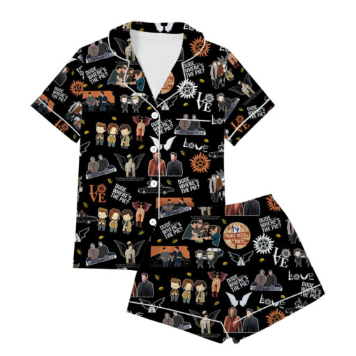 Supernatural Satin Pajamas Set For Women