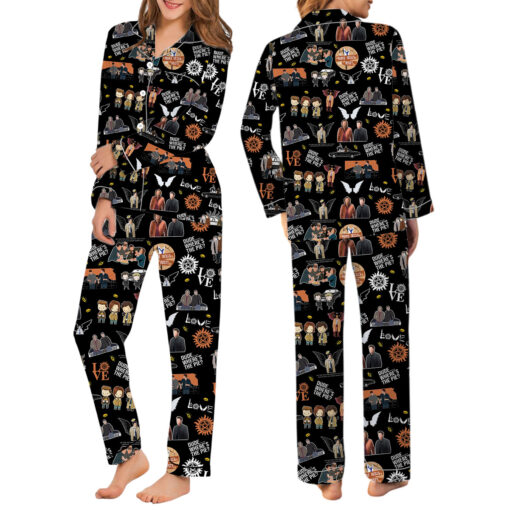 Supernatural Satin Pajamas Set For Women