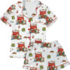 Charlie Brown Christmas Satin Pajamas Set For Women