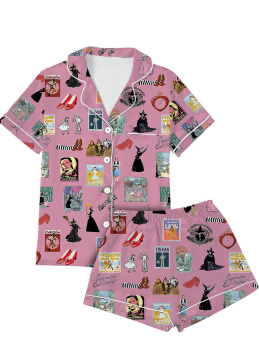 Wizard Of Oz Satin Pajamas Set For Women