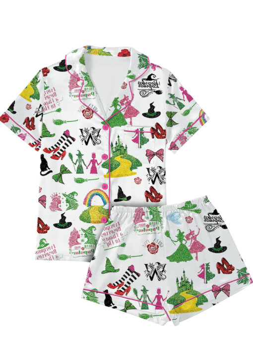 Wicked Changed For Good Satin Pajamas Set For Women