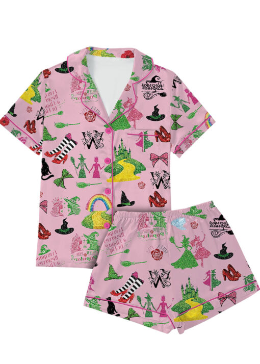 Wicked Changed For Good Satin Pajamas Set For Women