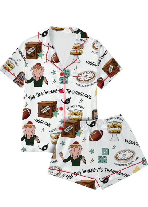 Griswold Christmas Satin Pajamas Set For Women