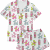 Alani Coquette Satin Pajamas Set For Women