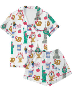 Christmas A Savior Silky Satin Pajamas Set