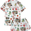 Buddy The Elf Christmas Satin Pajamas Set For Women