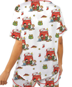 Charlie Brown Christmas Satin Pajamas Set For Women