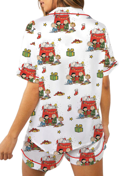 Charlie Brown Christmas Satin Pajamas Set For Women