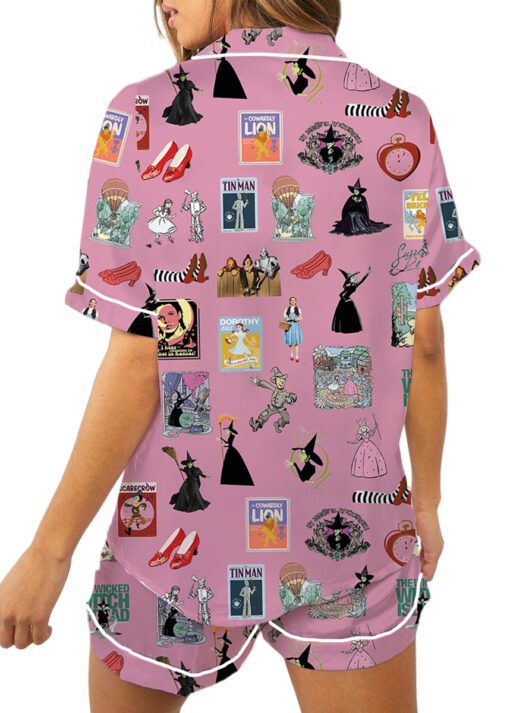 Wizard Of Oz Satin Pajamas Set For Women