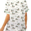 Duck Duck Goose Ducks Bamboo Satin Pajamas Set For Women