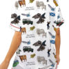 Scottish Highlands Travel Satin Pajama Set For Women