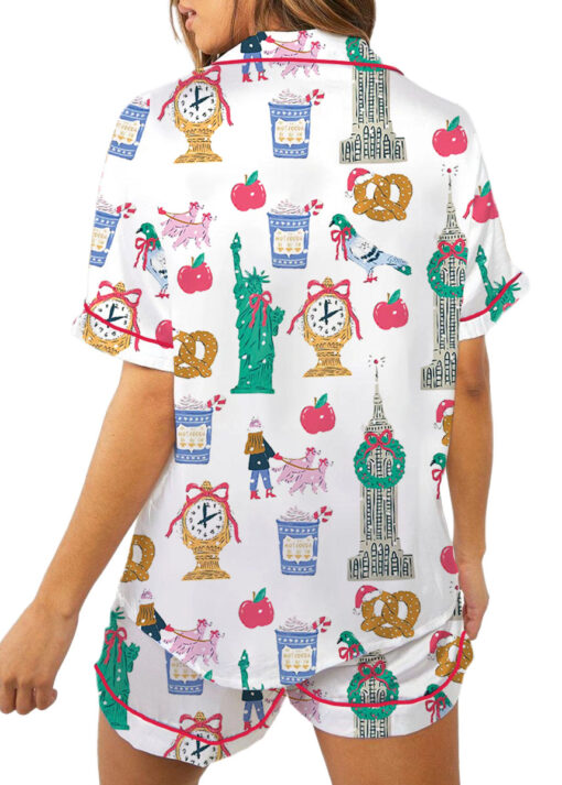 Christmas A Savior Silky Satin Pajamas Set