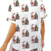 Duck Christmas Satin Pajamas Set For Women
