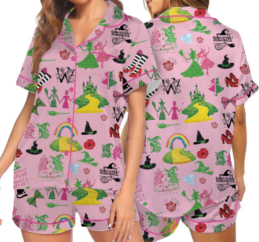 Wicked Changed For Good Satin Pajamas Set For Women