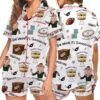 Griswold Christmas Satin Pajamas Set For Women