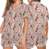 Nutcracker Christmas Ballet Satin Pajamas Set For Women