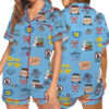 Gilmore Girls Satin Pajamas Set For Women
