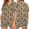 Duck Hunting Satin Pajamas Set For Women