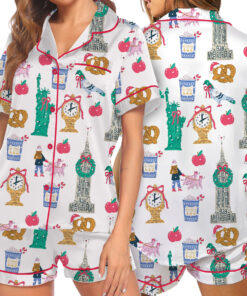 Christmas A Savior Silky Satin Pajamas Set