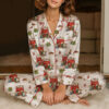Charlie Brown Christmas Satin Pajamas Set For Women