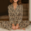 Duck Hunting Satin Pajamas Set For Women