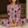 Snoopy Wicked Silky Satin Pajamas Set For Women