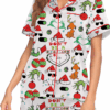The Grinch Christmas Satin Pajamas Set For Women