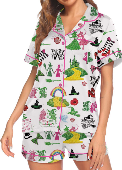 Wicked Changed For Good Satin Pajamas Set For Women