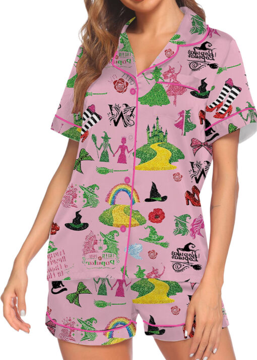 Wicked Changed For Good Satin Pajamas Set For Women