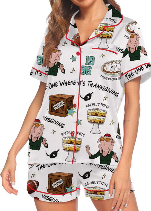 Griswold Christmas Satin Pajamas Set For Women