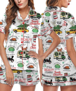 Griswold's Family Christmas Satin Pajamas Set