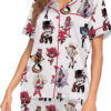 Hazbin Hotel Silky Satin Pajamas Set For Women