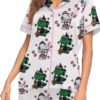 Snoopy Wicked Silky Satin Pajamas Set For Women