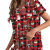 Snoopy Peanuts Christmas Satin Pajamas set For Women