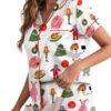 Christmas Story Silky Satin Pajama Set For Women