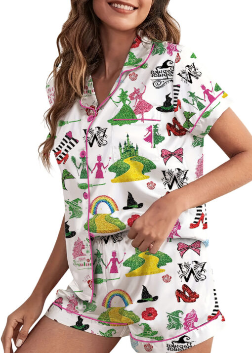 Wicked Changed For Good Satin Pajamas Set For Women