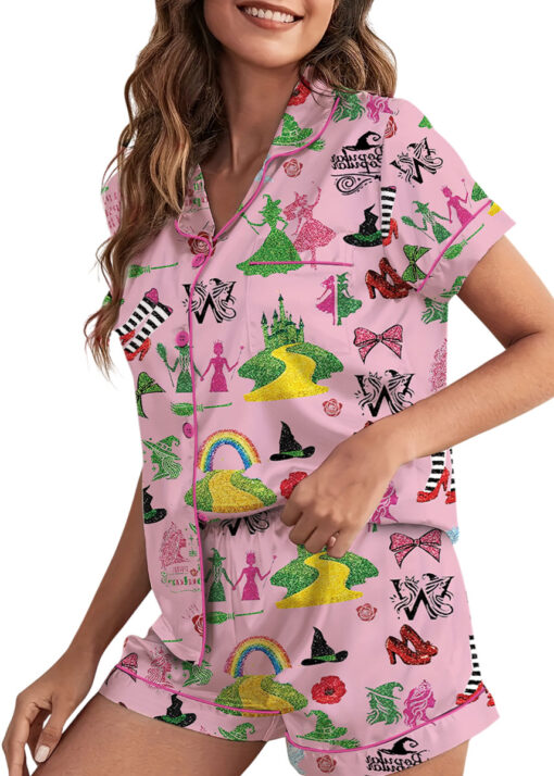 Wicked Changed For Good Satin Pajamas Set For Women