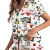 Buddy The Elf Christmas Satin Pajamas Set For Women