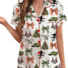 You Serious Clark Christmas Silky Satin Pajama Set