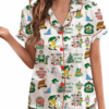 Buddy The Elf Christmas Satin Pajamas Set For Women