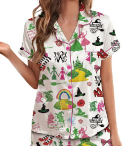 Wicked Changed For Good Satin Pajamas Set For Women