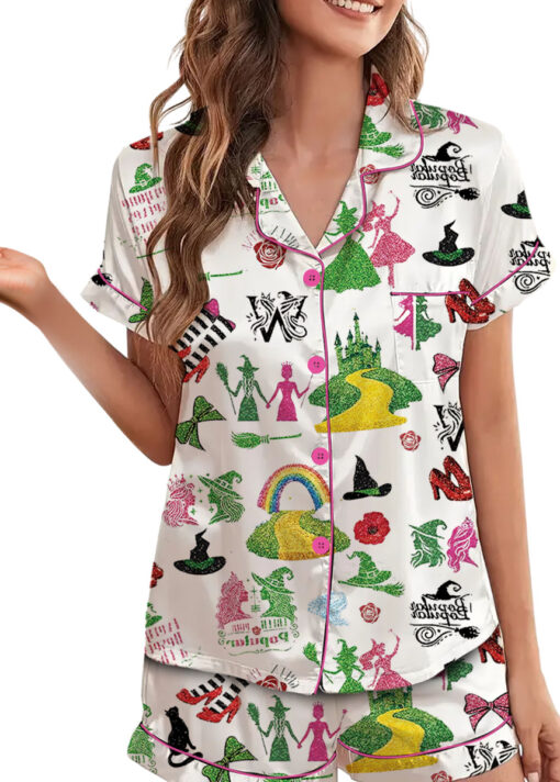 Wicked Changed For Good Satin Pajamas Set For Women