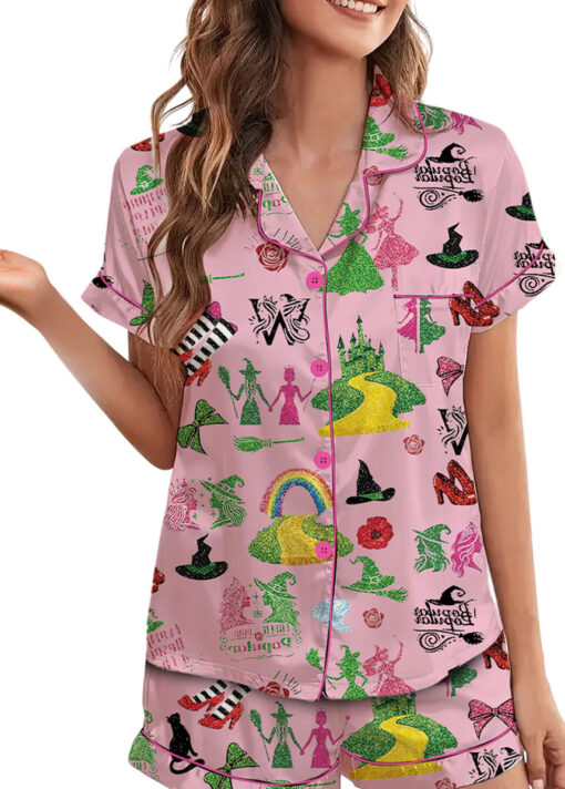 Wicked Changed For Good Satin Pajamas Set For Women