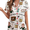 Griswold Christmas Satin Pajamas Set For Women